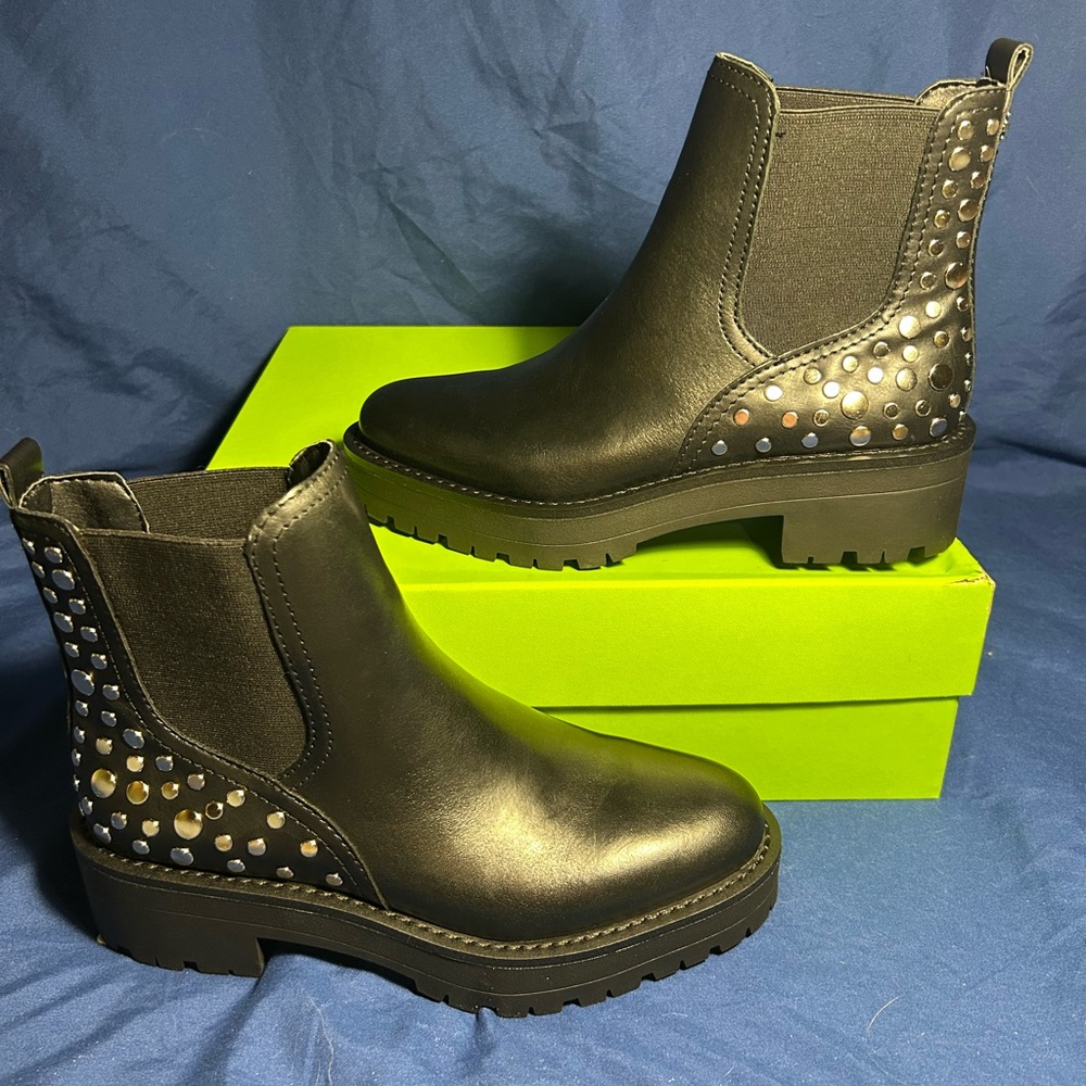SAM EDELMAN- JAYLN, BLACK LEATHER, 5.5 women sw